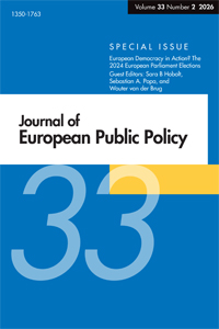 Journal of European Public Policy cover